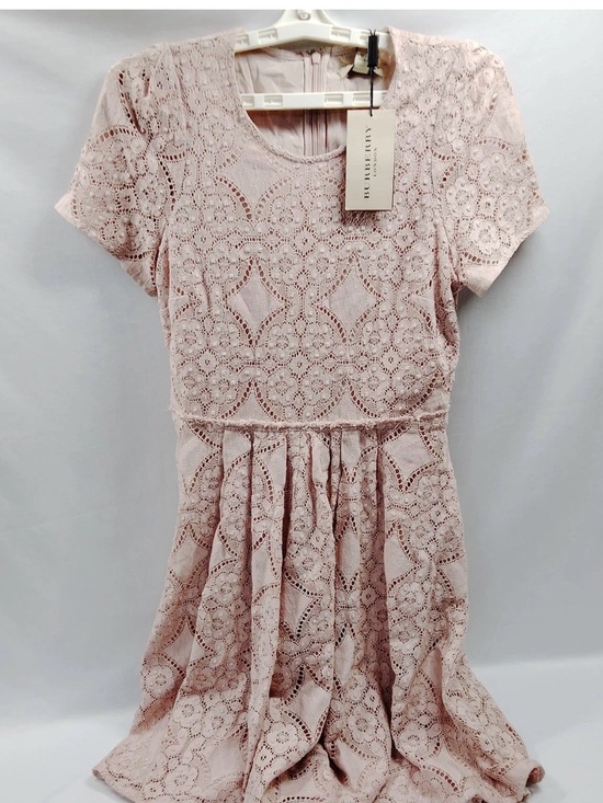 Burberry Dresses & Skirts - Burberry Pale Pink Lace Dress
